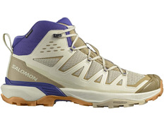 Bota Salomon X Ultra 360 Edge Mid GTX Blanco/Beige/Morado