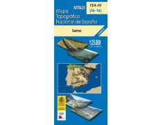 Mapa Samos 124-IV IGN 1:25.000