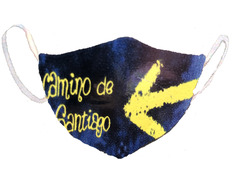 Mascarilla homologada lavable Flecha Camino de Santiago
