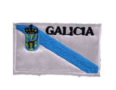 Parche bordado tela Bandera de Galicia