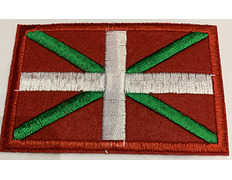 Parche bordado tela Bandera País Vasco