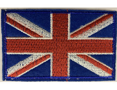 Parche bordado tela Bandera Reino Unido
