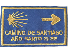 Parche bordado Camino Santiago Año Santo 21-22