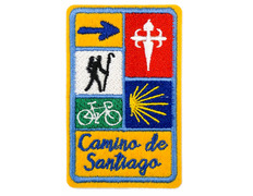 Parche Símbolos Camino de Santiago Multicolor