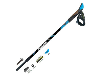 Pareja de bastones Fizan Nordic Walking Speed Azul