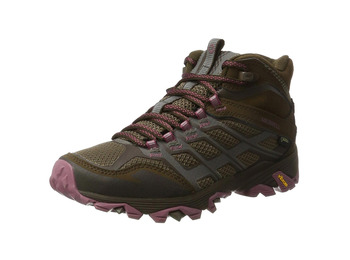 Bota Merrell Moab FST Mid GTX W Marrón/Rosa