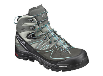 Bota Salomon X Alp Mid LTR GTX W Antracita/Turquesa/Negro