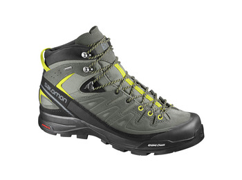 Bota Salomon X Alp Mid LTR GTX Gris/Lima/Negro