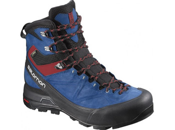 Bota Salomon X Alp MTN GTX Azul/Negro/Rojo