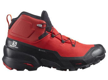 Bota Salomon Cross Hike Mid GTX Negro/Rojo