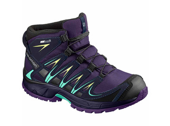 Bota Salomon XA PRO 3D MID CSWP K Morado/Turquesa