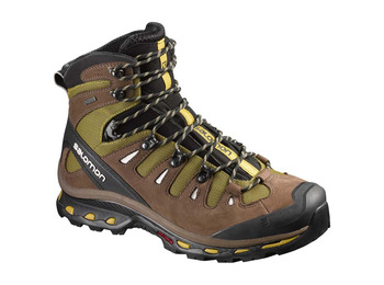 Bota Salomon Quest 4D 2 GTX Marrón/Amarillo/Negro