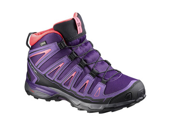 Bota Salomon X Ultra Mid GTX J Púrpura/Violeta