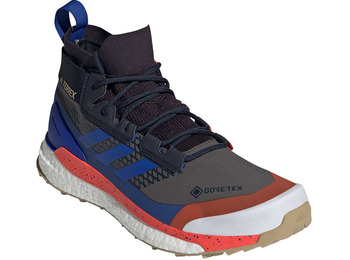 Botas Adidas Terrex Free Hiker GTX Azul/Rojo