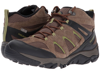 Botas Merrell Outmost Mid Vent GTX Marrón/Ocre