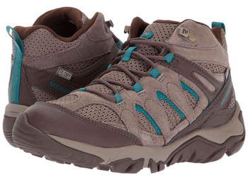 Botas Merrell Outmost Mid Vent GTX W Marrón/Turquesa