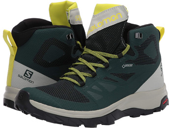 Botas Salomon Outline Mid GTX Verde/Lima