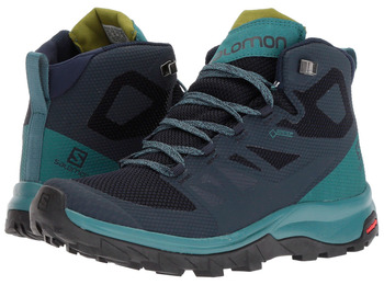 Botas Salomon Outline Mid GTX W Marino/Turquesa