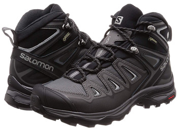 Botas Salomon X Ultra 3 Mid GTX W Negro/Gris