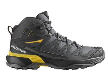 Botas Salomon X Ultra 360 Mid Negro/Gris/Amarillo