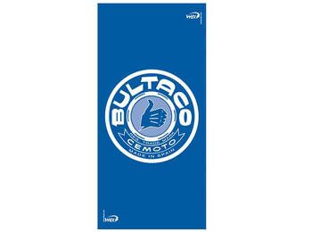 Braga Wind Bultaco Logo Blue 1401