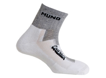 Calcetines Mund Running Blanco/Gris