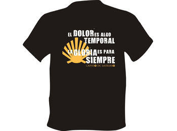 Camiseta El Dolor es algo temporal, la Gloria es para siempre