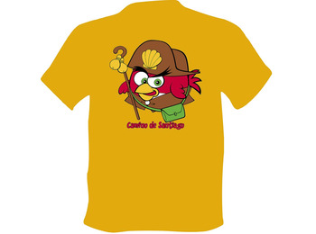 Camiseta niño Angry Birds - Camino de Santiago