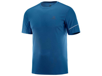 Camiseta Salomon Agile SS Tee Cobalto