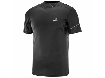 Camiseta Salomon Agile SS Tee Negro