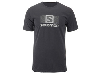 Camiseta Salomon Blend Logo SS TEE Negro