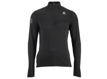 Camiseta Salomon Grid HZ Mid M Negra