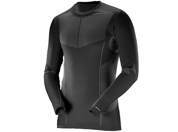 Camiseta Salomon Primo Warm Seamless Negro