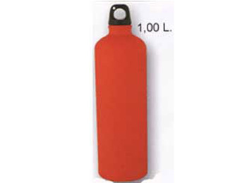 Cantimplora Aluminio Mate 1 Litro Rojo