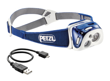 Frontal Petzl Reactik Azul