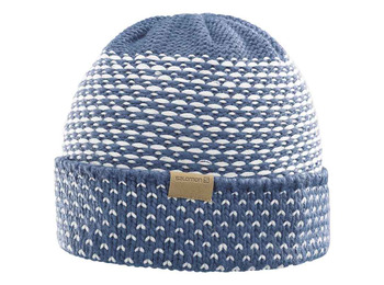 Gorro Salomon Laura Beanie Marino/Blanco