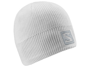 Gorro Salomon Logo Beanie Blanco