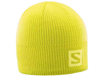 Gorro Salomon Logo Beanie Amarillo Lima