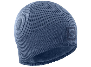 Gorro Salomon Logo Beanie Azul marino