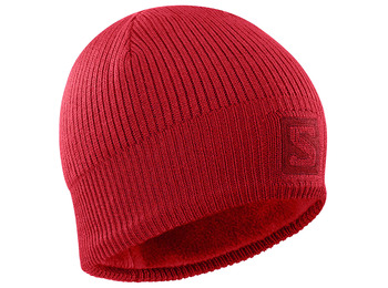 Gorro Salomon Logo Beanie Rojo