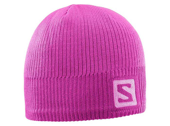 Gorro Salomon Logo Beanie Rosa