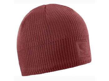 Gorro Salomon Logo Beanie Vino