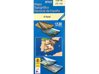 Mapa O Oural 124-III Escala 1:25.000 IGN