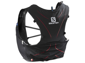 Mochila Salomon ADV Skin 5 Set Negro/Rojo