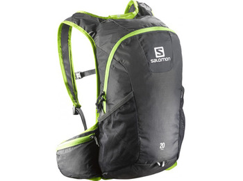 Mochila Salomon Trail 20 Gris/Lima