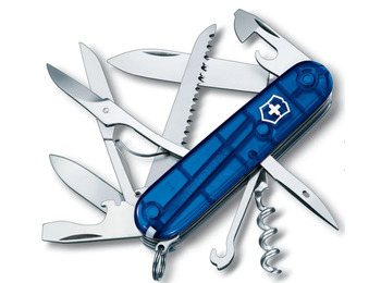 Navaja Victorinox Huntsman 15 usos 91 mm Azul translúcido