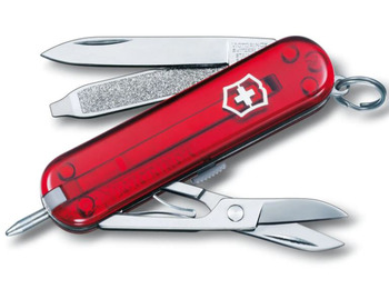 Navaja Victorinox Signature 8 usos Rojo Translúcido