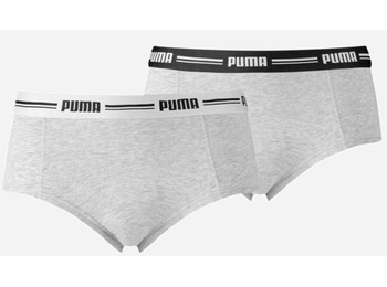 Pack 2 Mini Shorts Puma Gris