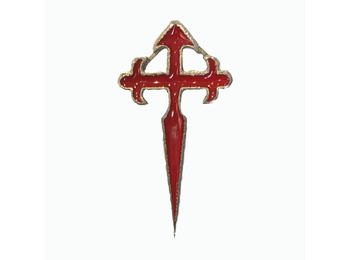 Pin Cruz de Santiago de Metal