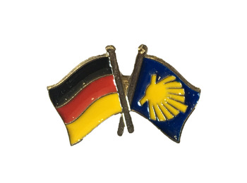 Pin Metal Bandera Alemania Camino Santiago